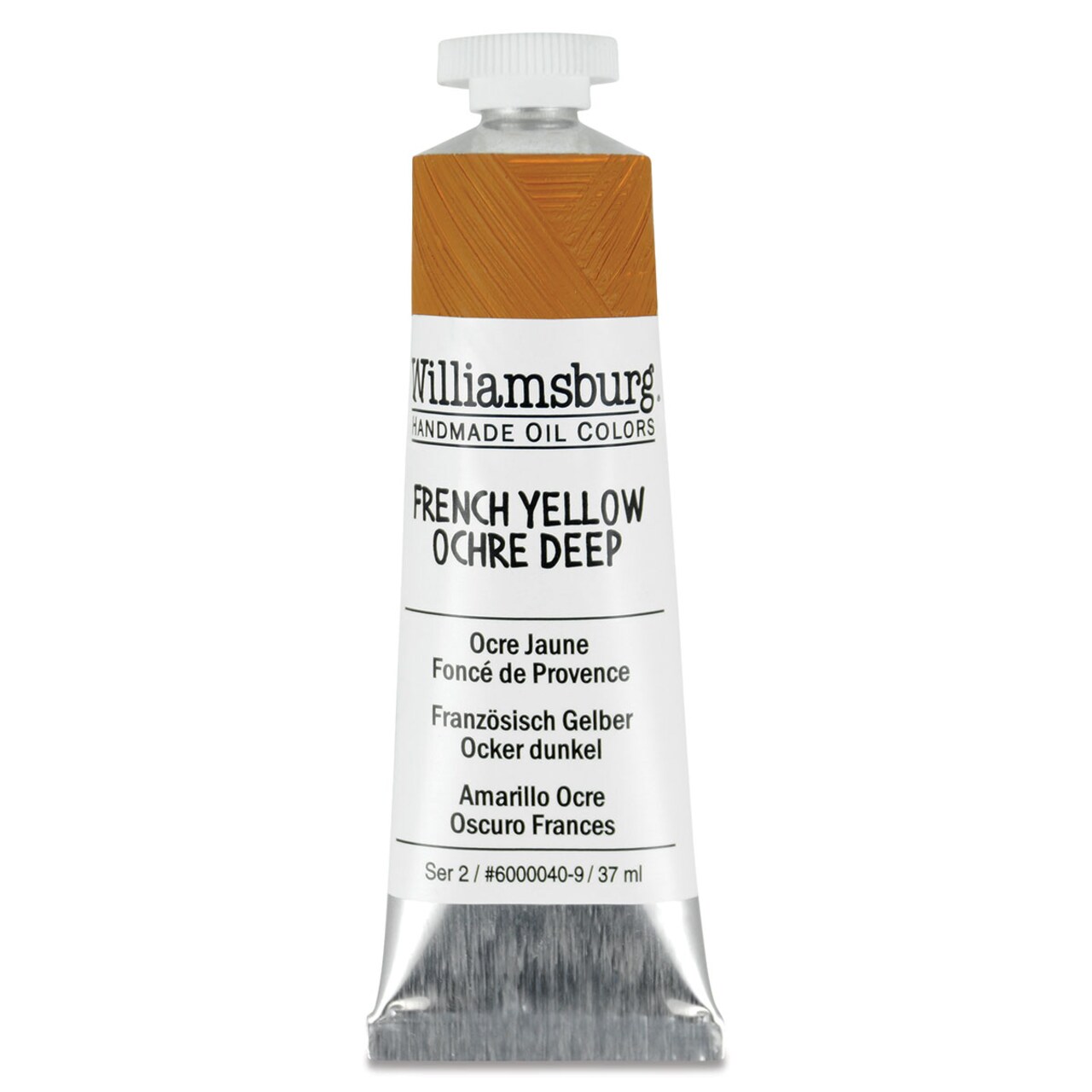 Williamsburg Handmade Oil Paint - French Yellow Ochre Deep, 37 ml tube
